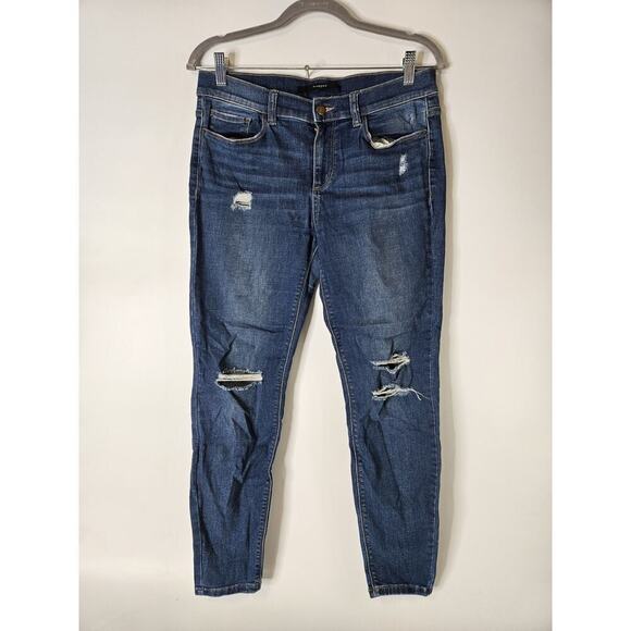 Harper Heritage Womens High Rise Skinny Jeans Size 30 Stretch Med Wash - Picture 1 of 5